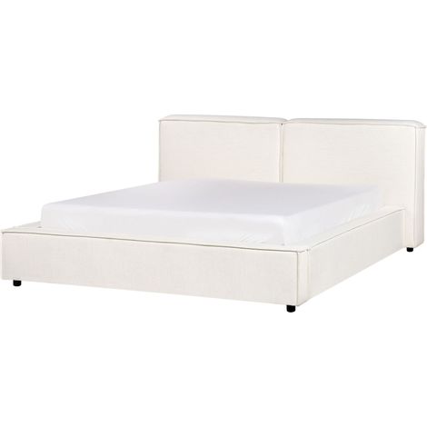 Bed Fabric LINARDS 160 x 200 cm (EU King Size) Off-White (1/5)