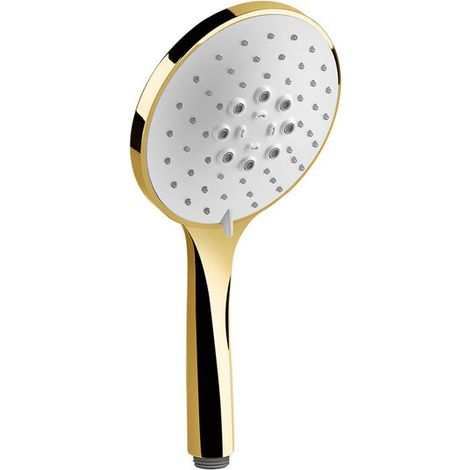 Gessi Origini Douchette anticalcaire, avec insert blanc, 3 jets,