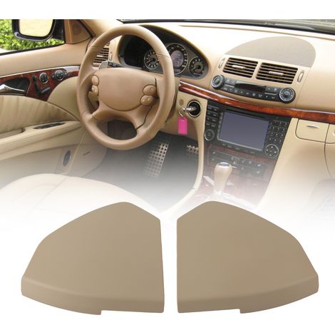 2117270148 Garniture de capot de porte avant pour Mercedes Benz Classe E W211 2003-2009, beige (une paire, gauche et droite) (1/5)