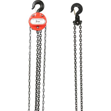Zoternen Kettenzug Kettenzug 2T Kettenzug Hebekette mit Haken (1/5)
