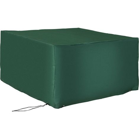 Schutzhülle Abdeckung Abdeckhaube Für Gartenmöbel 600D-Oxford Grün 135 X 135 X 75 Cm
