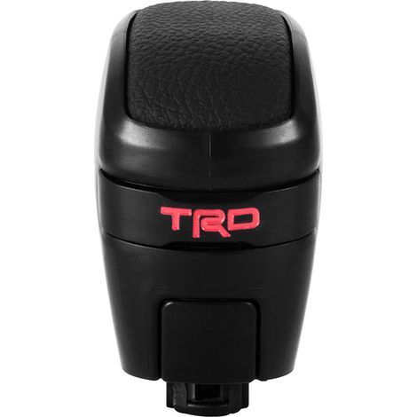 Passend für Toyota Tacoma Automatikgetriebe-Schaltknauf, TRD-Logo, Rückseite komplett aus Leder, einteilig. (1/4)