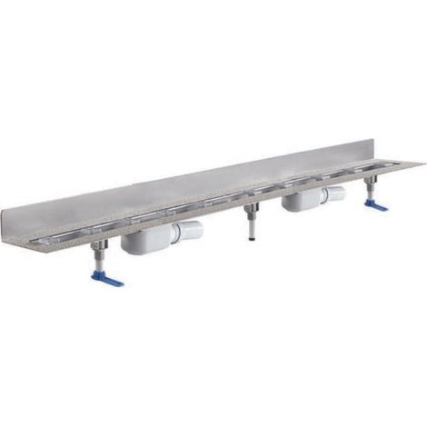 DALLMER caniveau de douche CeraLine PLAN W 1700mm, DN 50 Hauteur
