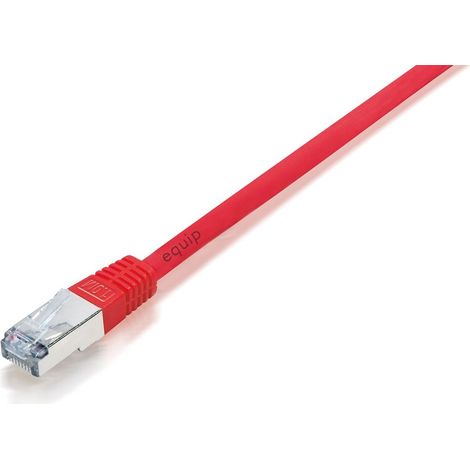 LATIGUILLO APANTALLADO F/UTP CATEGORIA 5e 2M COLOR ROJO (1/2)
