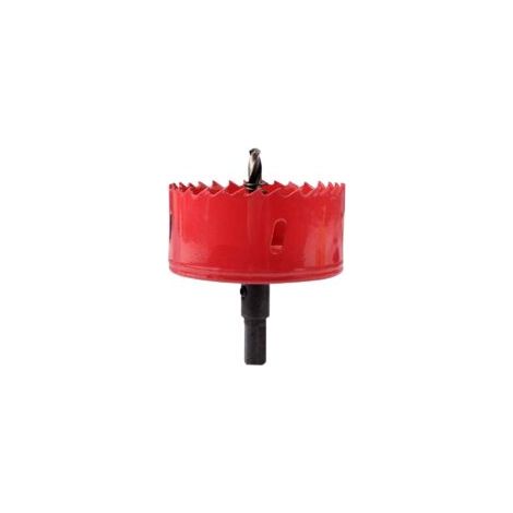 Scie cloche, M42 HSS 95 mm, scie cloche pour fer, aluminium, bois, cloison sèche, tuyau, plastique, panneau de fibres de bois