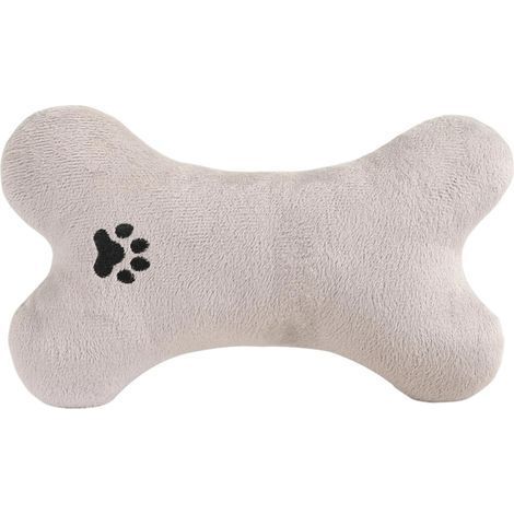 1 Oreiller Chien 22,5x14,5 Cm Peluche Douce Lavable Résistant Mastication Voyage Intérieur Extérieur (1/5)