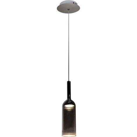 Lámpara colgante Led GLASS BOT 3W, Blanco cálido, regulable