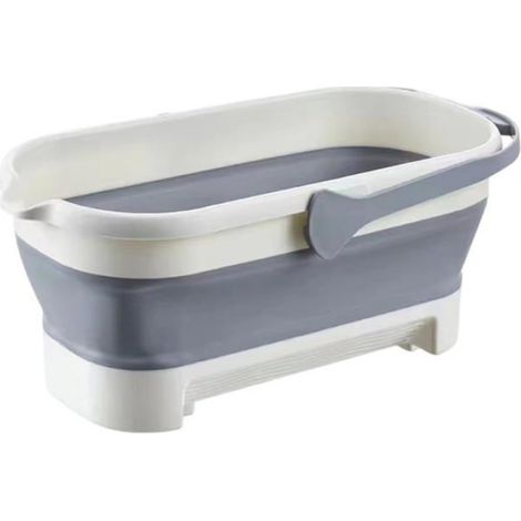 Panier Rectangulaire Pliable - Seau avec Poignée pour Vadrouille Nettoyage Cuneary (1/5)