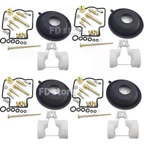 Kit de réparation de carburateur 4 pièces de qualité pour Kawasaki ZZR1100C ZZR1100D ZX1100 ZZR 1100 ZX 1100 (1990-2001) (1/4)