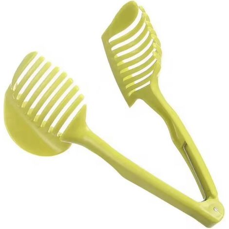 1 Trancheuse Manuel Avec Guide, Coupe Légumes Et Fruits, Plastique Résistant Vert, Pour Cuisine Quotidienne