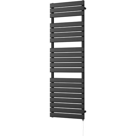Typhoon - Black Electric Towel Rail H1564mm x W500mm 600w Standard (1/3)