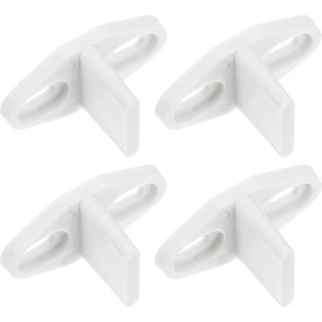 lot de 4 guide de sol pour porte coulissante, acier carbone (1/5)