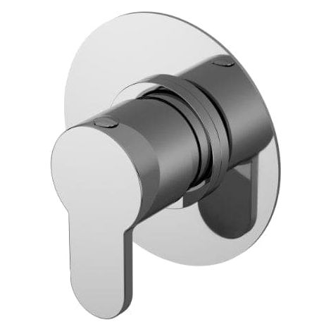Nuie Arvan Round Concealed Stop Tap Shower Valve - Chrome (1/3)