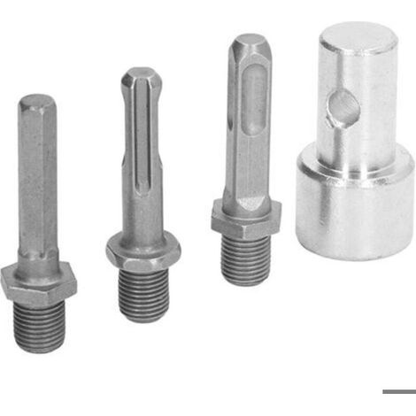 Adaptateur de tarière - LON® - 1 à 3 forets - Acier carbone - 10 mm - 2 trous et 2 fentes (1/5)