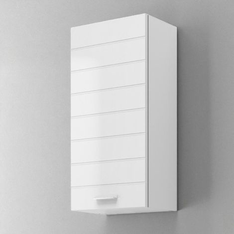 Pensile sospeso singolo RIGO SX 34x22  Bianco Lucido (1/2)