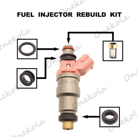 Fuel injector repair kit, O-ring, RB26DETT filter, high-displacement racing fuel injector 1001-87097 (1/2)