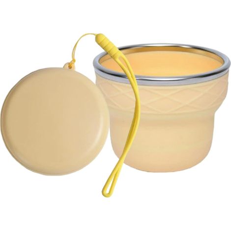 Gobelet Pliable 200ml Étanche Portable Réutilisable Bouteille de pour Boisson en Extérieur Pour Maison Bureau Sport Pique-nique Randonnée Course (1/5)