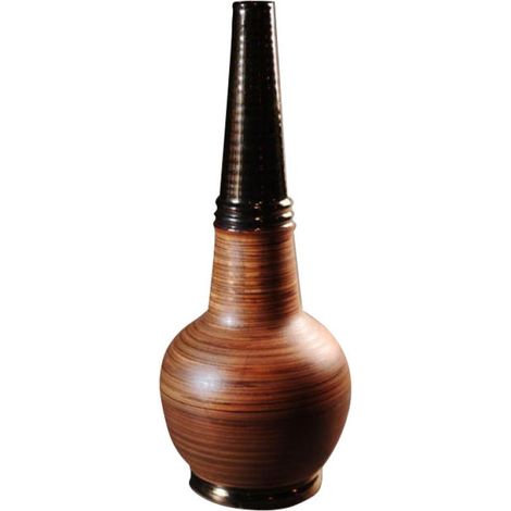 Vaso alto marrone 20x20x51 cm
