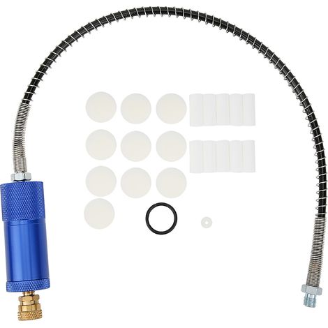 Filtre Séparateur Eau-Huile pour Pompe à Air 30MPA 40MPA 4500psi, Raccord Femelle 8mm et Tuyau à Ressort (1/5)