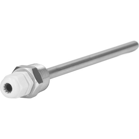 Gaine thermométrique inox 164mm, accessoire solaire étanche IP68, capteur de température résistant, sonde thermique acier inoxydable pour chauffe-eau. (1/5)
