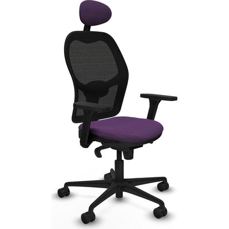 piqueras-y-crespo Sedia da ufficio ergonomica viola (1/3)