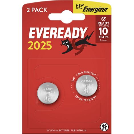 Eveready Knopfzelle CR2025 3 V 2 St.   E304439300