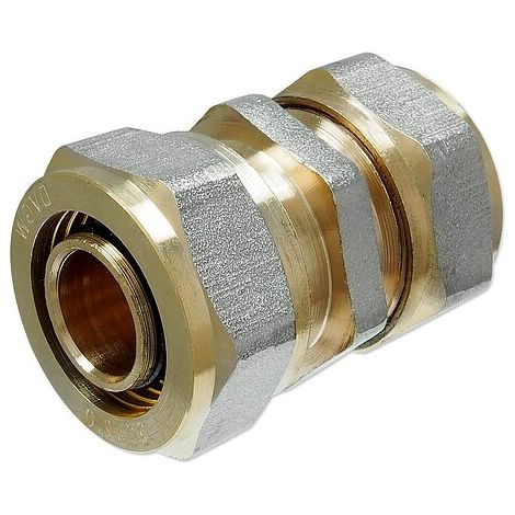 Schraubfitting-Kupplung 26 x 3,0 mm - 26 x 3,0 mm für Alu-Mehrschicht-Verbundrohr