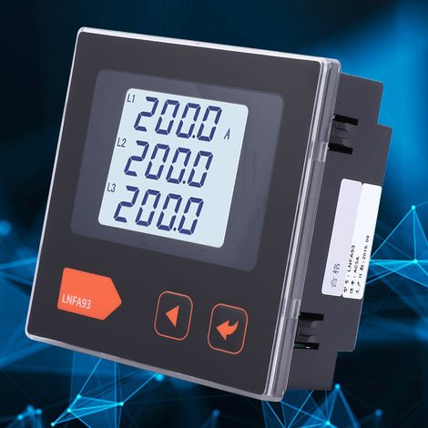 LNFA93 Stromzähler für Generatoren, Drehstrom-Amperemeter mit Digitalanzeige (1/5)