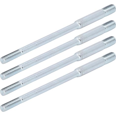 Jeu de 30 goujons filetés M6 en acier au carbone, vis à double filetage pour culasse de moteur à essence 188/190F, carburateur (1/5)