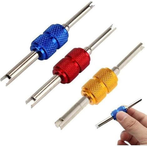 Têtes Tournevis - Pour Valve De Pneu - Compatible Avec Valves Standard - Lot De 3 Pièces (1/5)
