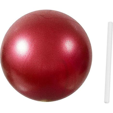 Ballon de pilates 55 cm rouge - entraînement de la force du tronc (1/4)