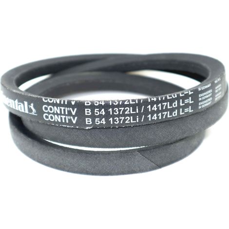 Courroie trapézoidale lisse Contitech Conti V B54 17 x 1372 Li / 1417 Ld