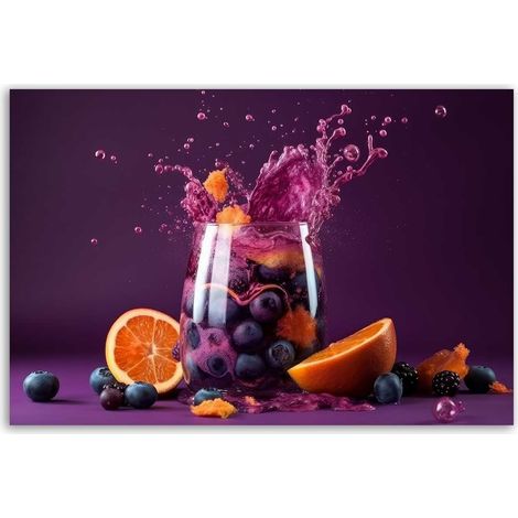 Tableau explosion de fruits violets (1/5)