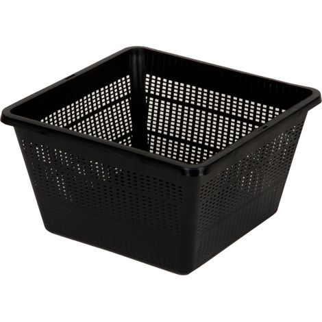 Velda Pflanzkorb PLANTMAND Kunststoff schwarz eckig 35 x 35 x 26 cm 141006 (1/2)