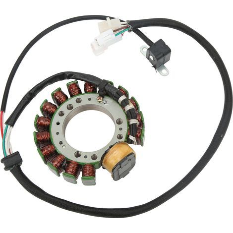 Bobina de estator genérica para ATV, resistente a la abrasión, baja pérdida magnética, 3HN 85510 10 00 Estator magnético para Warrior 350 YFM350. (1/5)