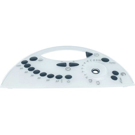 vhbw Control Panel compatible with Vorwerk Thermomix TM31 Kitchen Machine - Front Panel, Black, Grey, White