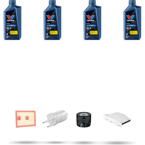Kit tagliando 4 FILTRI e 4L OLIO compatibile con VW Scirocco III (1K8) 1.4 TSI 92kw Dal 2013 (1/5)