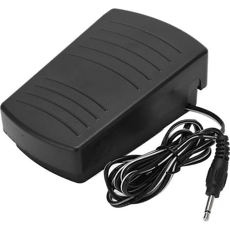 Pedale De Commande - Pour Machine A Coudre - Usage Mains Libres - Antiderapante - Noir - 1 Unite (1/5)