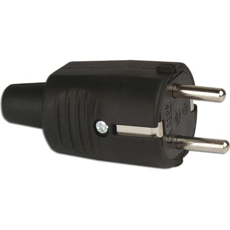 Prise Mobile Simon Base En Caoutchouc Noir TT 10/16A 230V CL507415
