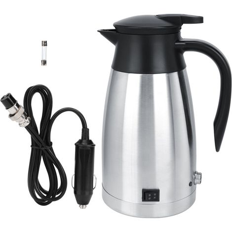 Bollitore elettrico per acqua calda da 1000 ml per auto e camion, 12V/24V -Crezuo