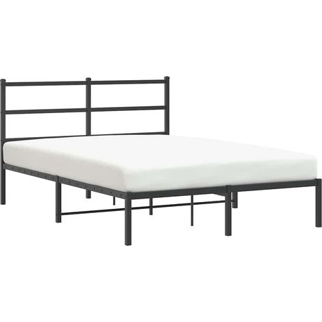 Maison Exclusive - Estructura cama sin colchón con cabecero metal (1/5)