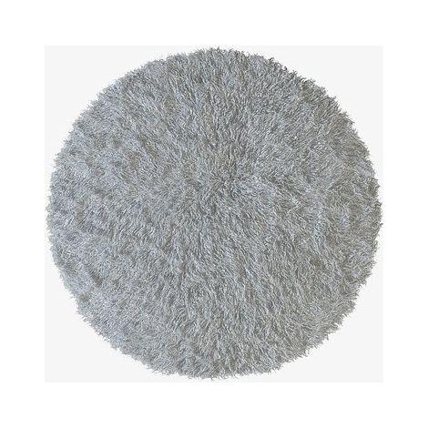 Teppich Rund Hochflor Teppich Wohnzimmer Teppich Langflor Teppiche für Wohnzimmer flauschig Shaggy Schlafzimmer Bettvorleger Outdoor Carpet(Ø 100 cm Rund,hellgrau) (1/5)