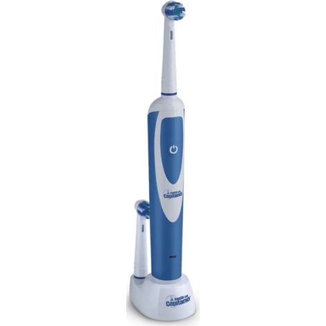 Spazzolino elettrico ricaricabile con 2 testine compatibili Oral-B® e 3 modalità di pulizia (1/2)