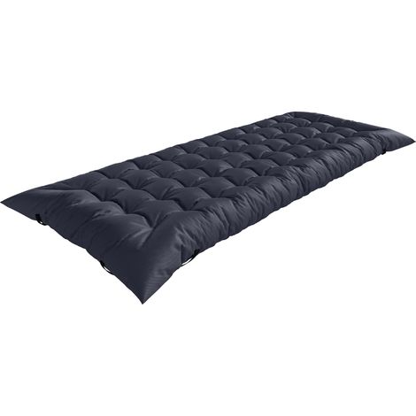 Tapis de camping pliable et portable avec sangles antidérapantes pour lit de camp, tente et voyage, gris foncé (1/5)
