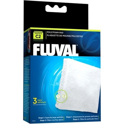 Fluval C2 FOAMEX/Polyester Blacking per filtro acquarios
