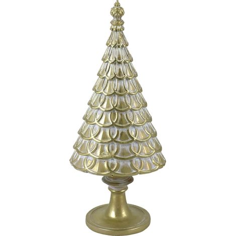 Albero resina oro cm 10x7xh23,5