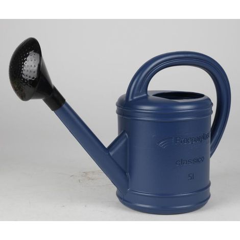 Gießkanne blau 5L mit Brause Blumengießkanne Wasserkanne Blumenkanne Gartenkanne Kanne