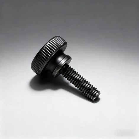 M6-Bohrschrauben für Metall  20 mm lang  Schwarze Zinklegierung  8 Stück  Für Maschinen, Instrumente und Haushaltsgeräte
