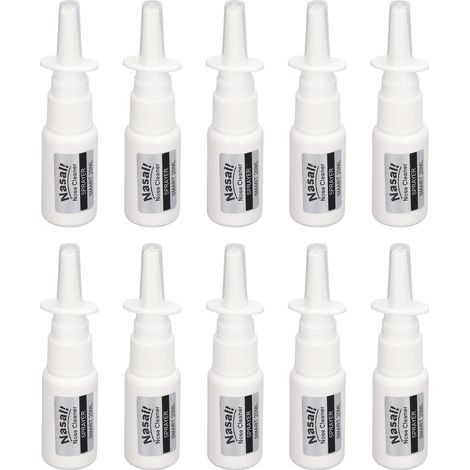 Flacon Pulvérisateur Nasal 20ml - Lot de 10 - Spray Salin Portable, Pratique et Sans Odeur (1/5)