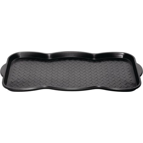 Fußmatte schwarz 100% PP L380xB740xS20mm